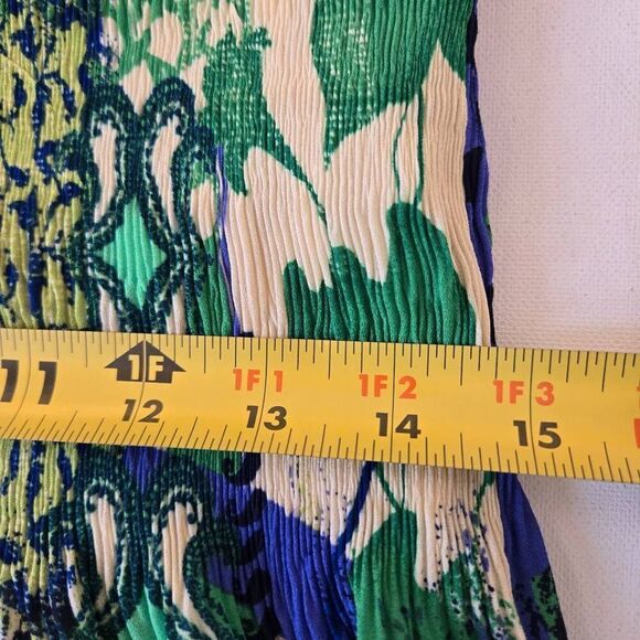 Ninety Clothing Co Womens Abstract Halter Sleeveless Summer Dress Blue Medium - Picture 8 of 13